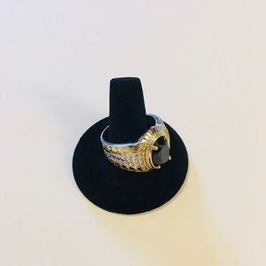 ❌🛑SOLD🛑❌ 925 S. Men’s Black Stone Ring